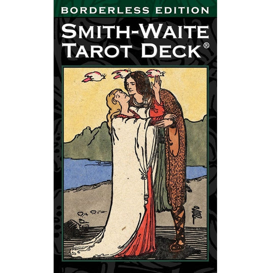 Smith-Waite Tarot Deck (Borderless Edition) by Pamela Colman Smith – a borderless 84-card deck featuring original 1909 artwork and four bonus art cards.
