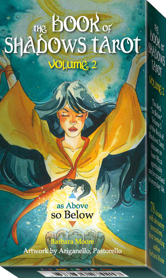 So Below Tarot Deck: Book of Shadows Tarot, Volume 2 – A modern 78-card tarot deck reflecting real-life witchcraft, daily rituals, and Pagan spirituality. The second volume of the Book of Shadows Tarot series, published by Lo Scarabeo.
