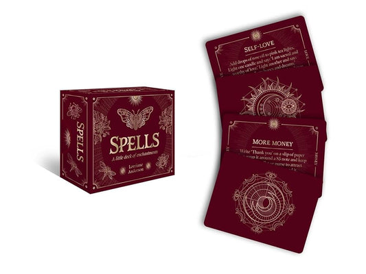 Spells: A Little Deck of Enchantments by Lorriane Anderson – mini spell cards for modern magic and daily rituals.
