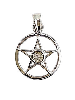 Pentacle Labradorite Sterling Silver Pendant