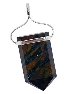 Ruby Fuchsite Sterling Silver Pendant