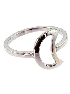 Starry Night Sterling Silver Ring (Size 6)