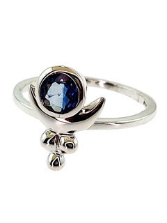 Blue Kyanite Sterling Silver Ring (Size 8)