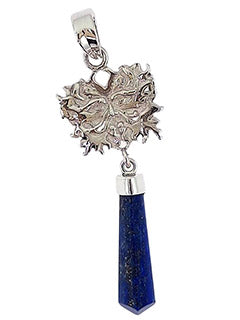 Lapis Lazuli Celtic Sterling Silver Pendant
