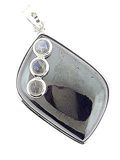 Hematite Sterling Silver Pendant