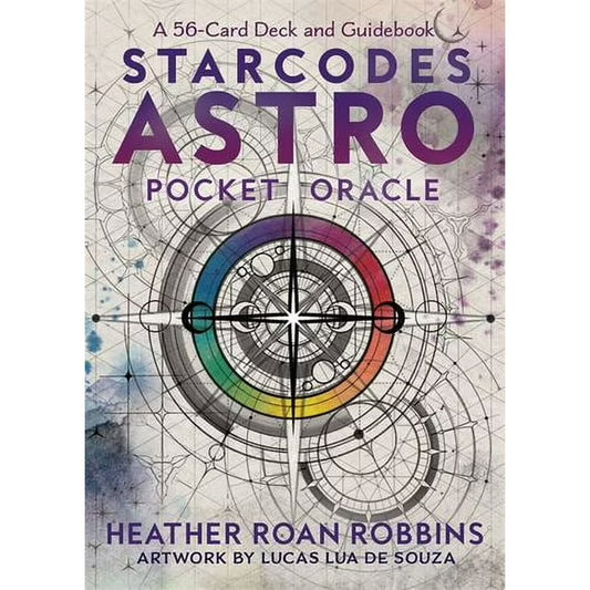 Starcodes Astro Pocket Oracle by Heather Roan Robbins – portable 56‑card deck delivering celestial guidance and astrological insight.
