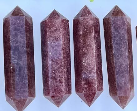 Strawberry Quartz Double Terminated D/T 4-5"