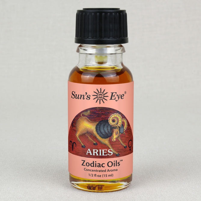 Sun's Eye Aries Zodiac Oil 1/2 fl oz oil bottle