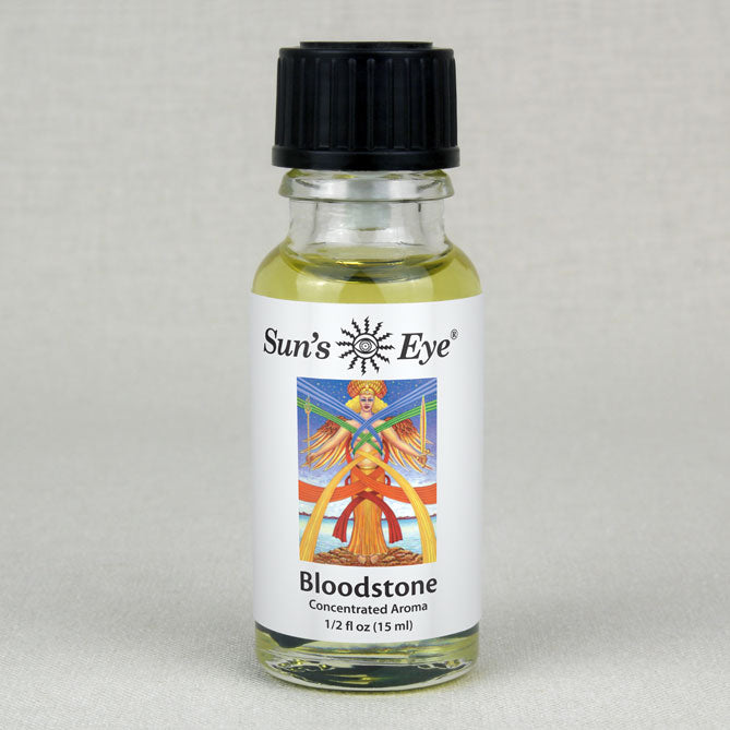 Sun's Eye Bloodstone 1/2 fl oz oil bottle