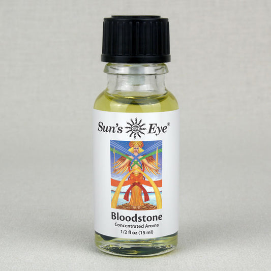 Sun's Eye Bloodstone 1/2 fl oz oil bottle