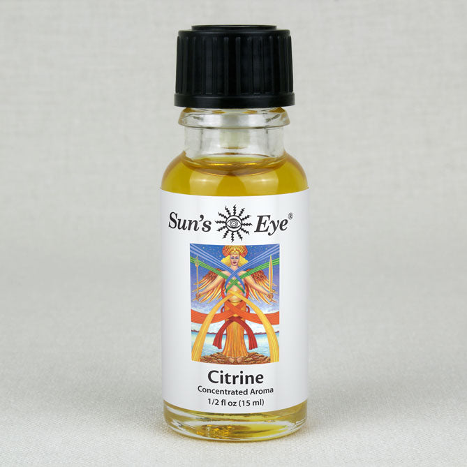 Sun's Eye Citrine 1/2 fl oz oil bottle
