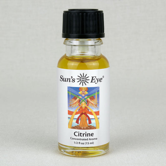 Sun's Eye Citrine 1/2 fl oz oil bottle