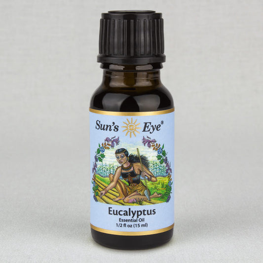 Sun's Eye Eucalyptus 1/2 fl oz oil bottle