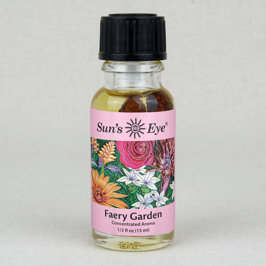 Sun's Eye Faery Garden 1/2 fl oz oil bottle