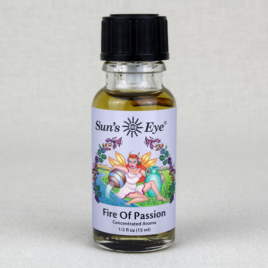 Sun's Eye Fire of Passion 1/2 fl oz oil bottle