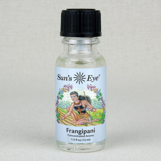 Sun's Eye Frangipani 1/2 fl oz oil bottle