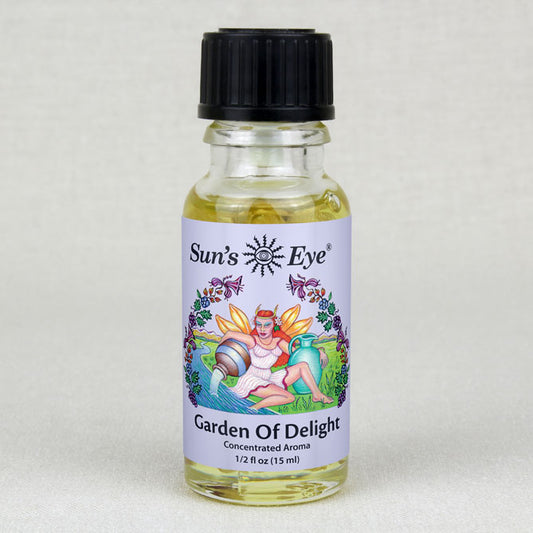 Sun's Eye Garden of Delight 1/2 fl oz oil bottle