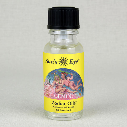 Sun's Eye Gemini 1/2 fl oz oil bottle