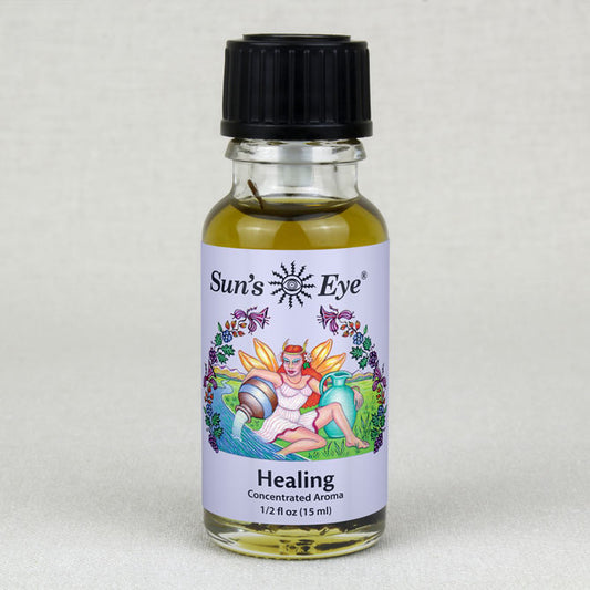 Sun's Eye Healing 1/2 fl oz oil bottle