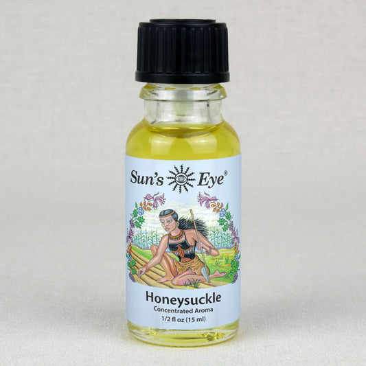 Sun's Eye Honeysuckle 1/2 fl oz oil bottle