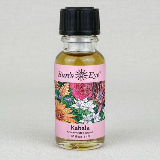 Sun's Eye Kabala 1/2 fl oz oil bottle