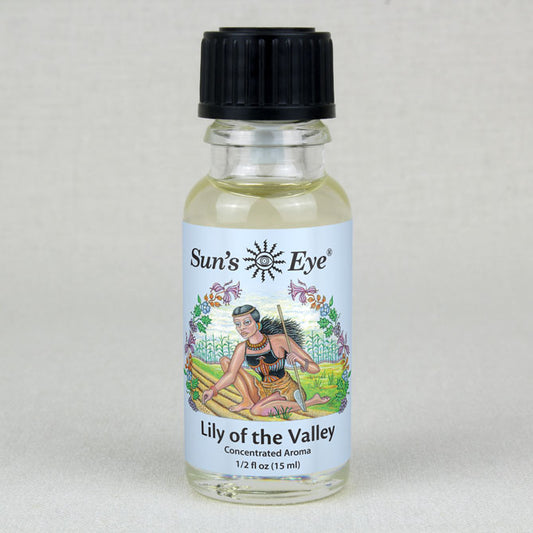 Sun's Eye Lily of the Valley 1/2 fl oz oil bottle
