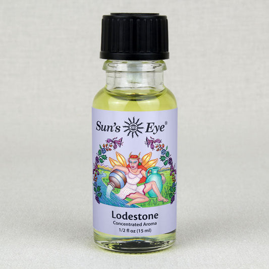 Sun's Eye Lodestone 1/2 fl oz oil bottle