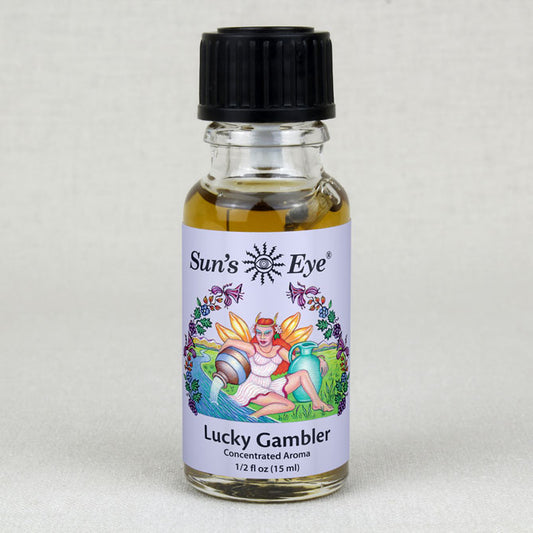 Sun's Eye Lucky Gambler 1/2 fl oz oil bottle