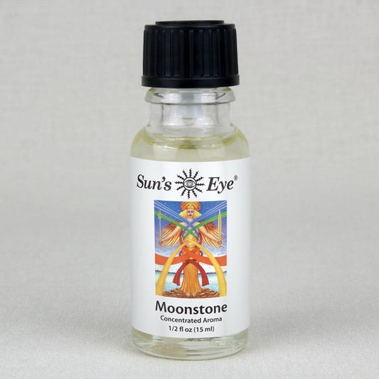 Sun's Eye Moonstone 1/2 fl oz oil bottle
