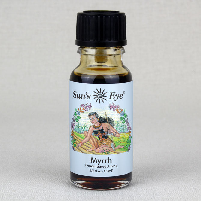 Sun's Eye Myrrh Concentrated Aroma Oil bottle