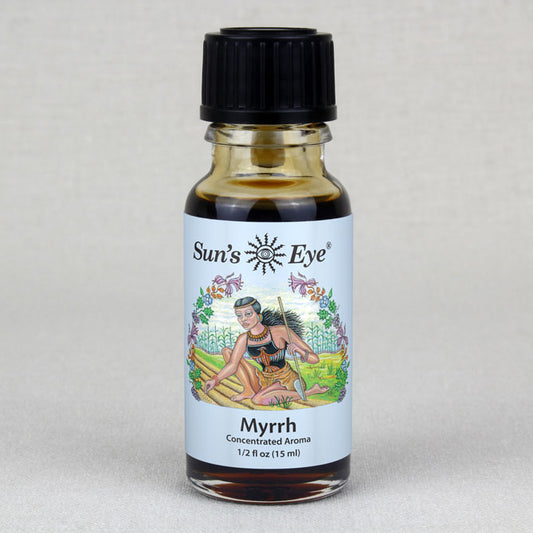 Sun's Eye Myrrh Concentrated Aroma Oil bottle