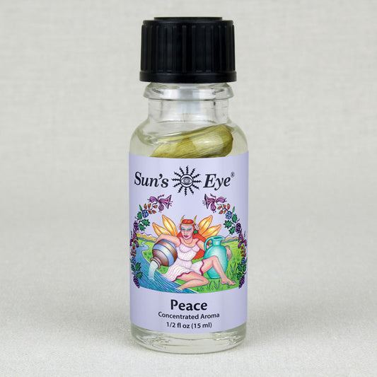 Sun's Eye Peace 1/2 fl oz oil bottle