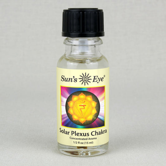 Sun's Eye Solar Plexus Chakra 1/2 fl oz oil bottle