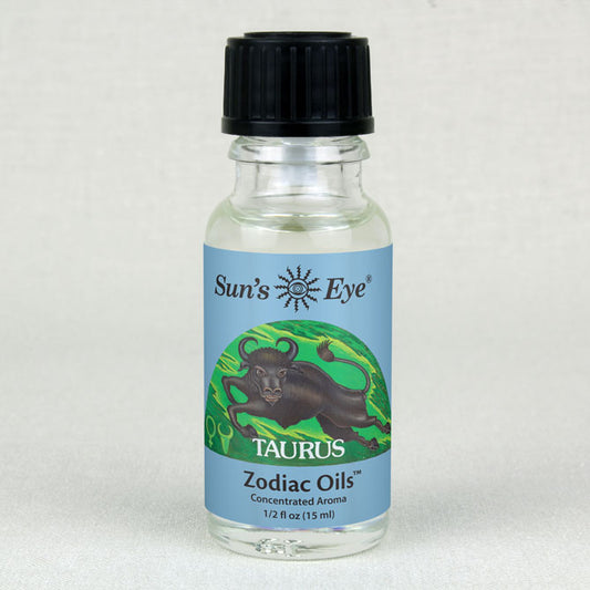 Sun's Eye Taurus 1/2 fl oz oil bottle