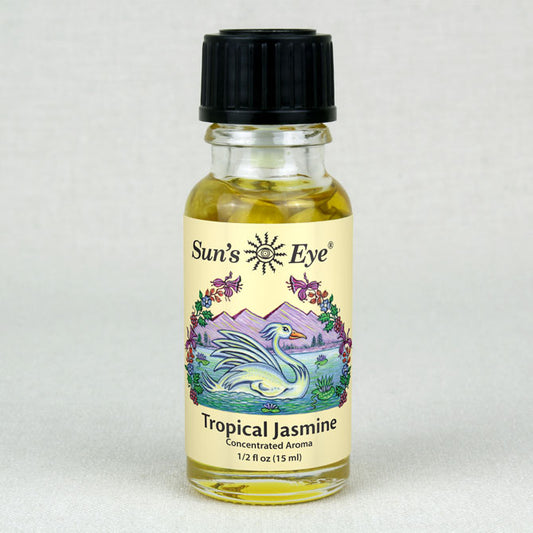 Sun's Eye Tropical Jasmine 1/2 fl oz oil bottle