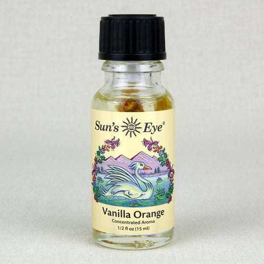Sun's Eye Vanilla Orange 1/2 fl oz oil bottle