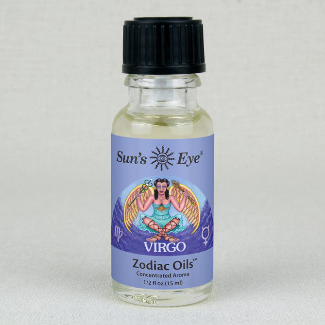Sun's Eye Virgo 1/2 fl oz oil bottle