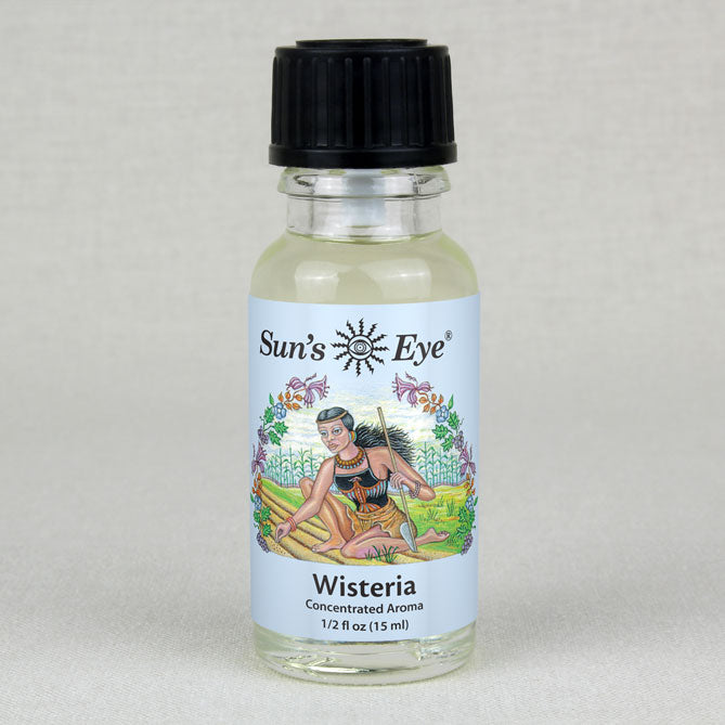 Sun's Eye Wisteria 1/2 fl oz oil bottle