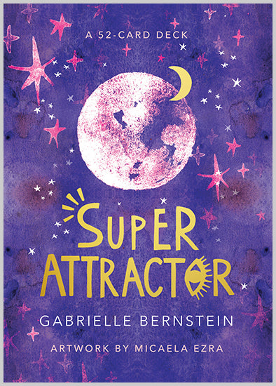 Super Attractor 52‑Card Deck by Gabrielle Bernstein – daily affirmations for manifesting joy, ease, and spiritual abundance.
