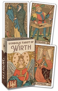 Symbolic Tarot of Wirth Mini by Oswald Wirth and Mirko Negri offering esoteric wisdom and mystical tarot insight.
