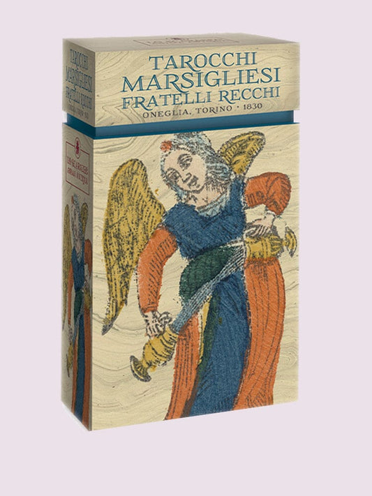 Tarocchi Marsigliesi Fratelli Recchi Oneglia 1830 by Lo Scarabeo – a classic Marseille-style tarot deck reproduction of the historic Fratelli Recchi edition.
