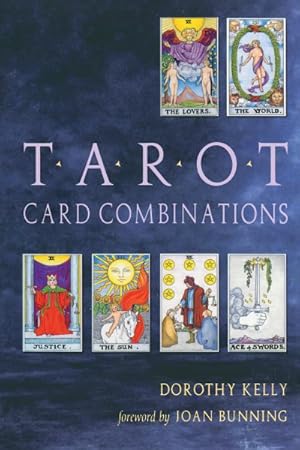 Tarot Card Combinations by Dorothy Kelly – comprehensive guide with over 1,000 illustrations and interpretations of 2–5 card spreads using the Universal Waite deck.
