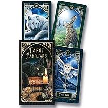 Tarot Familiars by Lisa Parker – a 78-card deck with enchanting artwork of magical animals, ideal for intuitive and mystical readings.
