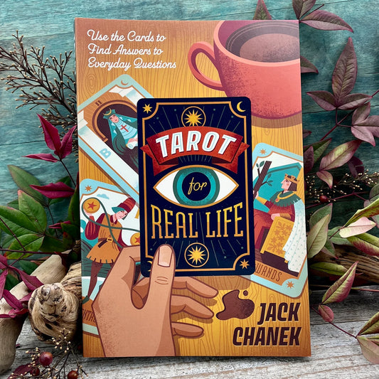 Tarot for Real Life by Jack Chanek – practical guide to using tarot for everyday questions and personal insight.
