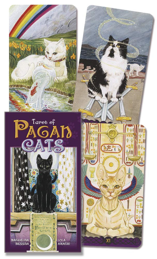 Tarot Of Pagan Cats – a charming tarot deck featuring mystical cats with pagan symbolism and intuitive readings.

