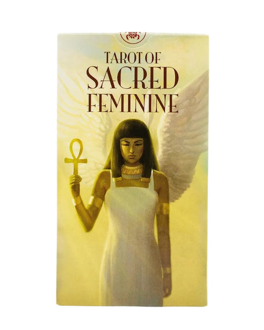 Tarot of Sacred Feminine by Lo Scarabeo – a spiritual tarot deck celebrating divine feminine energy and goddess wisdom.
