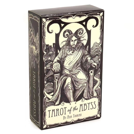 Tarot of the Abyss by Ana Tourian – a deeply symbolic tarot deck exploring shadow, light, and human emotion.
