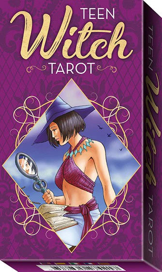 Teen Witch Tarot Cards by Lo Scarabeo – a playful tarot deck created for beginners and young witches exploring magic.

