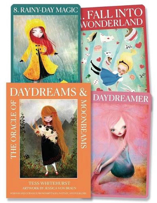 The Oracle of Daydreams and Moonbeams by Zarah Wolf – a whimsical card deck blending dreamy art and gentle intuitive prompts.
