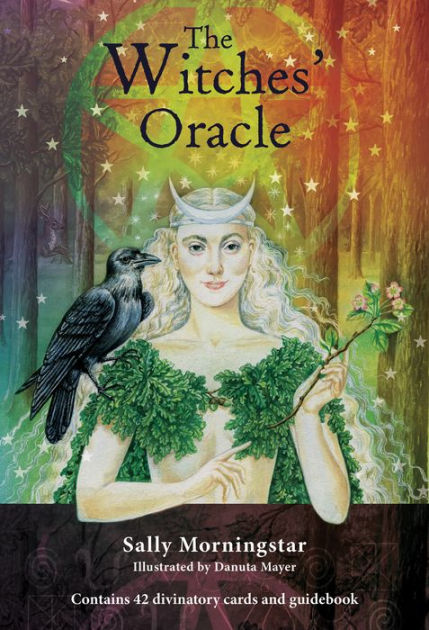 The Witches' Oracle by Sally Morningstar & Danuta Mayer – a 42-card divination deck and 128-page guidebook featuring key Wiccan symbols and archetypes, designed to help you develop your intuitive skills and connect with deep inner knowledge.
